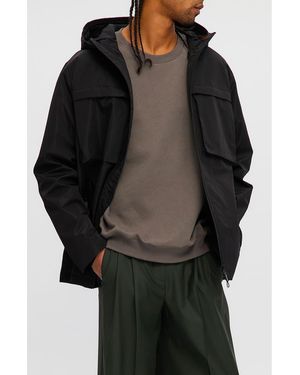 Noize Andreas Water Resistant Rain Coat - Black