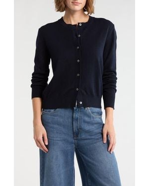 DL1961 Brinn Button Front Cardigan - Blue
