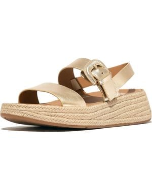 Fitflop F-Mode Espadrille Sandal - Metallic