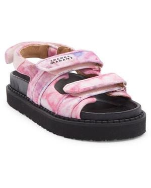 Isabel Marant Madee Platform Sandal - Pink