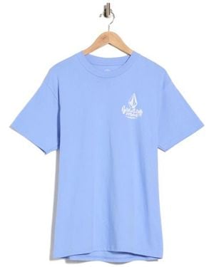 Volcom Thundertaker Graphic T-Shirt - Blue