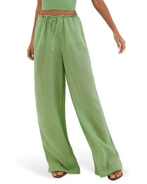 ViX Bianca Cover-Up Pants - Green
