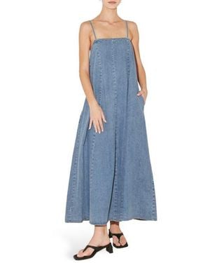 FREEMARKET Denim Maxi Dress - Blue