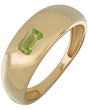 Bony Levy 14K Peridot Band Ring - Metallic