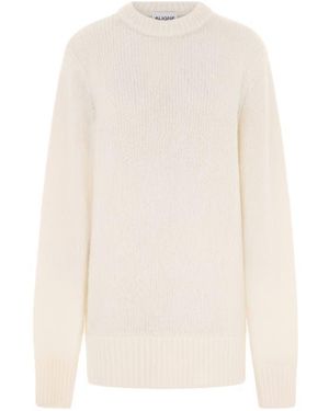 ALIGNE Liv Merino Wool & Cashmere Blend Sweater - White
