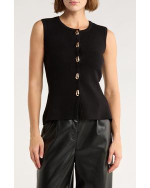 Love By Design Dylan Sweater Vest - Black