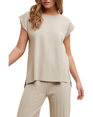 Wishlist Sweater Top And Pants Set - Natural