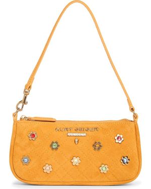 Kurt Geiger Highgate Small Wristlet Shoulder Bag - Orange