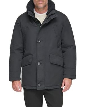 Andrew Marc Wittstock Waxed Insulated Jacket - Gray