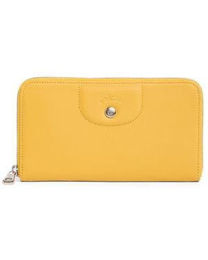 Longchamp Le Pliage Zip Wallet - Orange