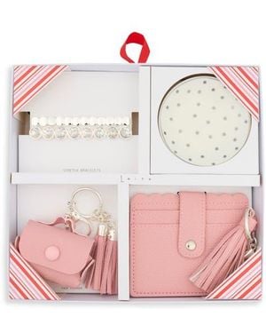 Leith Assorted 5-Piece Trinket Set - Pink