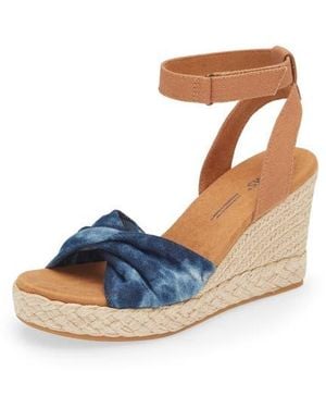 TOMS Marisela Wedge Sandal - Blue