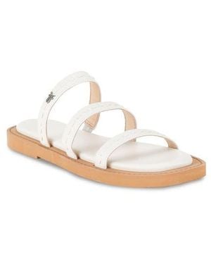 Frye Faye Strappy Slide Sandal - White
