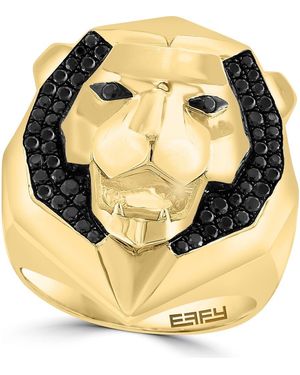 Effy Spinel Lion Ring - Metallic