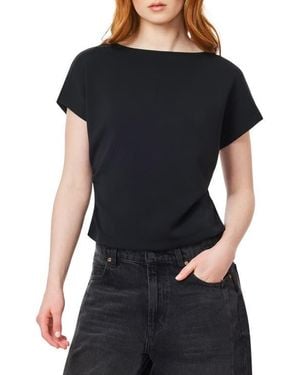 Scotch & Soda Ruched Side Seam T-Shirt - Black