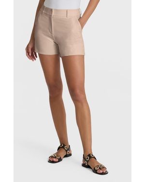 Commando Faux Leather Shorts - Natural
