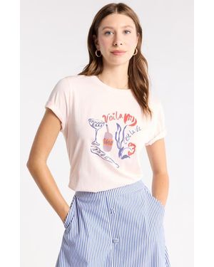 1901 Crewneck Graphic T-Shirt - White
