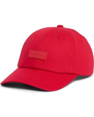 HUNTER Core Twill Baseball Cap - Red