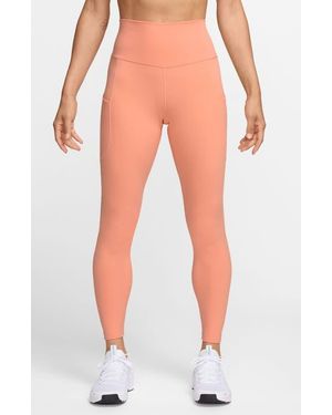 Nike Dri-Fit One High Waist 7/8 Leggings - Orange