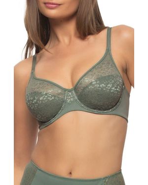 Felina Prima Unlined Underwire Bra - Green