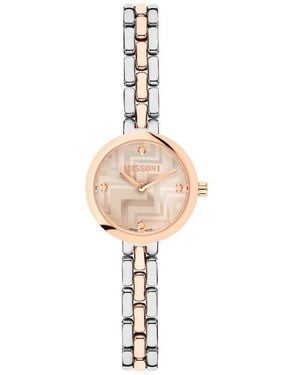Missoni Two-Tone Bracelet Watch, 25Mm - White