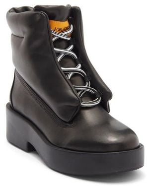 J/Slides Darina Lace-Up Boot - Black