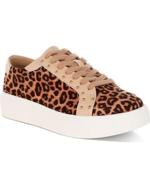 Rag & Co Flippin' Studded Platform Sneaker - Brown