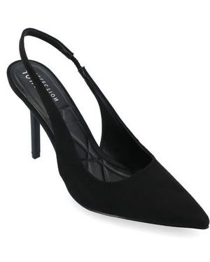 Journee Collection Elenney Slingback Pump - Black