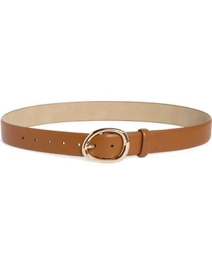 BCBGMAXAZRIA Organic Buckle Belt - Brown