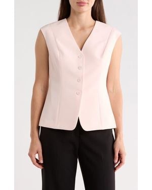 Gemma Jane V-Neck Vest - Pink