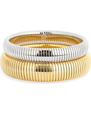 Electric Picks Cleo Set Of 2 Bangle Bracelets - Metallic