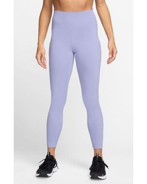 Nike Dri-Fit One High Waist 7/8 Leggings - Blue