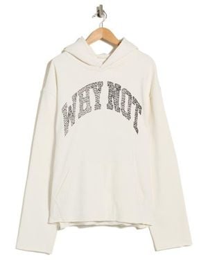 Honor The Gift Why Not Graphic Hoodie - White