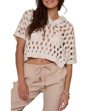Saachi Breeze Knit Shirt - Brown