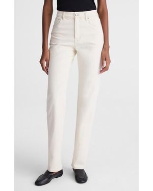 Madewell The Longline Straight Jeans - White