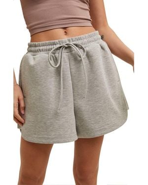 Wishlist Scuba Knit Shorts - Gray