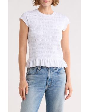 Vigoss Smocked T-Shirt - White