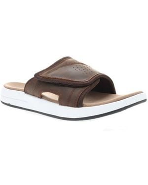 Propet Emerson Slide Sandal - Brown