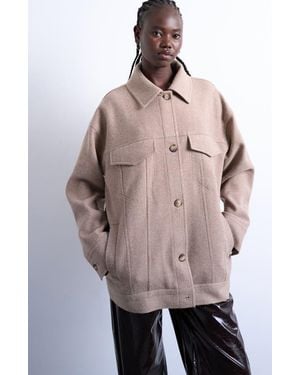 TOPSHOP Chore Jacket - Natural
