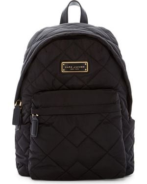 Marc Jacobs Quilted Nylon School Backpack - Black