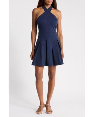DL1961 Halter Minidress - Blue