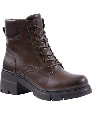 Good Choice New York Marley Lace-Up Combat Boot - Brown