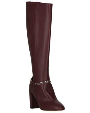 Ferragamo Triba 85 Las Vegas Boot - Brown