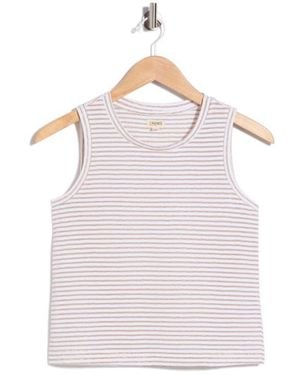 L'Agence Mikaela Striped Tank Top - Pink