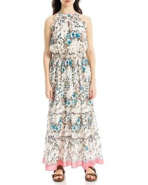 Max Studio Sleeveless Georgette Maxi Dress - Multicolor