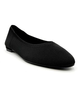 Chelsea Crew Flight Knit Flat - Black