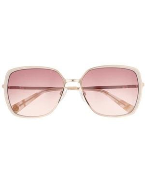 Ted Baker 58Mm Gradient Square Sunglasses - Pink