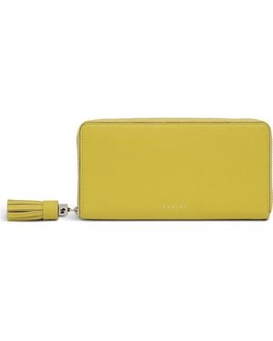 Radley Noble Alley Large Zip Wallet - Yellow