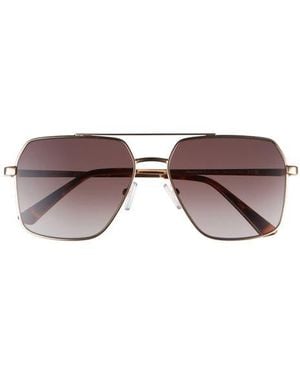 Kurt Geiger 58Mm Square Sunglasses - Brown
