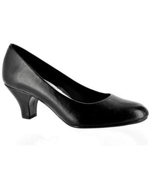 Easy Street Fabulous Almond Toe Pump - Black